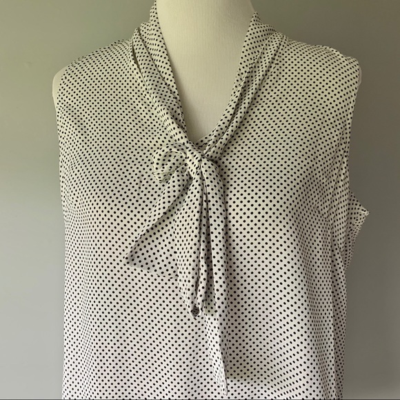 Adrianna Papell Polkadot Blouse - Picture 12 of 13